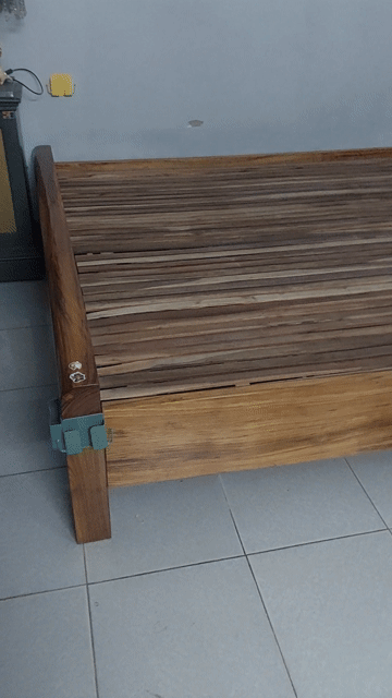 Giường gỗ thịt 1m8 x 2m. Mua bán Giường, chăn ga gối nệm tại Quận Hà Đông Hà Nội được đăng bởi Vũ văn khương hình 1