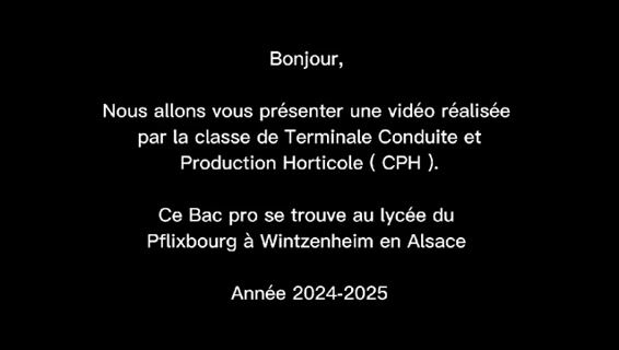 POV Les lycées agricoles (horticoles)