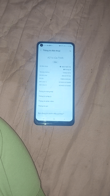 Điện thoại Samsung xanh. Mua bán Điện thoại tại Thị xã An Khê Gia Lai được đăng bởi Tuyết Trinh Trịnh Võ hình 1