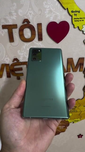 Samsung Note 20-256GB Xanh-Việt Nam!. Mua bán Điện thoại tại Quận Long Biên Hà Nội được đăng bởi ADAYROI ĐIỆN THOẠI RUBY  hình 1