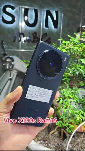 Vivo X100s R16+256 Dimen 9300Plus Pin5100 NFC 2sim. Mua bán Điện thoại tại Huyện Trảng Bàng Tây Ninh được đăng bởi Sun Mobile Shop Điện Thoại Trảng Bàng Tây Ninh 01 hình 1