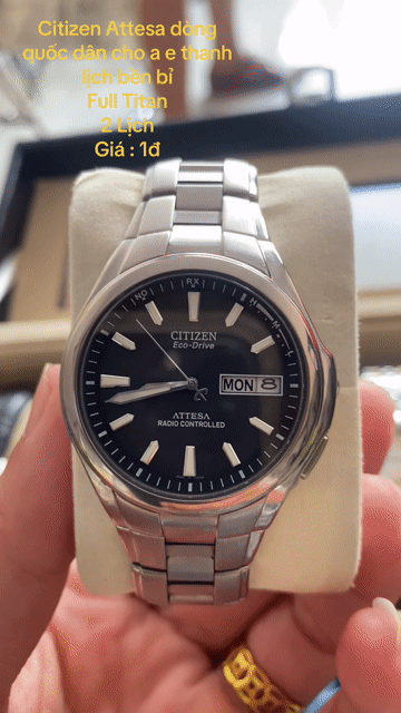 Đồng hồ Citizen Eco-Drive Attesa Bạc Nam. Mua bán Đồng hồ tại Thị xã Tân Châu An Giang được đăng bởi Khang hình 1