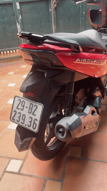 Honda AB125 Đỏ 2023 8673 km. Mua bán Xe máy tại Huyện Gia Lâm Hà Nội được đăng bởi Minh Quang hình 1