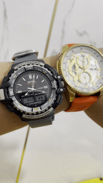 Casio PRT 700 Đen - EF 558 Vàng. Mua bán Đồng hồ tại Thành phố Vũng Tàu Bà Rịa - Vũng Tàu được đăng bởi bixen hùng  hình 1