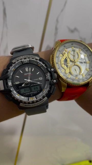 Casio PRT 700 Đen - EF 558 Vàng. Mua bán Đồng hồ tại Thành phố Vũng Tàu Bà Rịa - Vũng Tàu được đăng bởi bixen hùng  hình 1