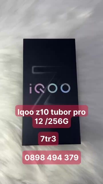 iQOO Z10 Tubor Pro 256GB Trắng. Mua bán Điện thoại tại Huyện Đức Hòa Long An được đăng bởi Hồng Gấm hình 1