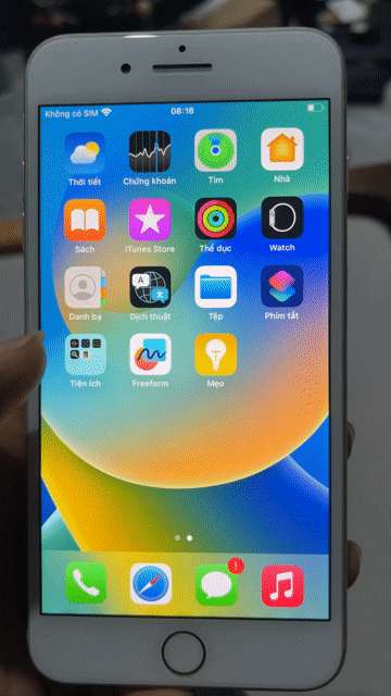 iPhone 8 Plus 64GB Bạc 99%. Mua bán Điện thoại tại Thành phố Buôn Ma Thuột Đắk Lắk được đăng bởi Tran Thanh hình 1