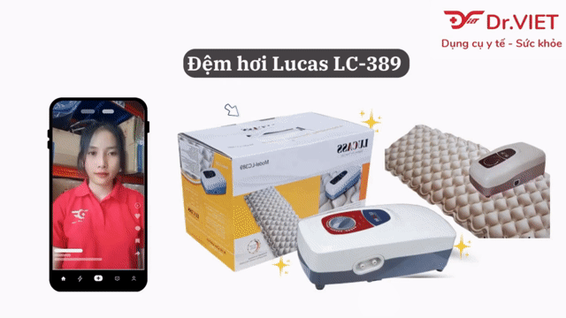 Nệm chống loét Lucass LC389 cao cấp công nghệ Mỹ. Mua bán Giường, chăn ga gối nệm tại Quận 12 Tp Hồ Chí Minh được đăng bởi CÔNG TY Y KHOA DR VIỆT hình 1
