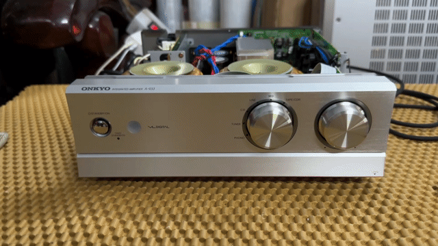 Amply Onkyo A-933 Bạc. Mua bán Tivi, Âm thanh tại Quận Bình Tân Tp Hồ Chí Minh được đăng bởi Thành Chung Audio hình 1