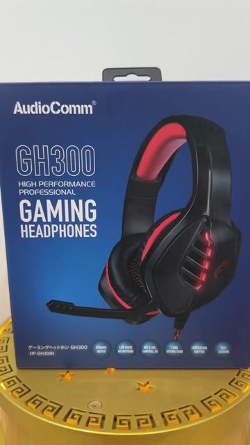 Tai nghe gaming AudioComm GH300 Đen đỏ Nhật Bản. Mua bán Thiết bị chơi game tại Thành phố Sóc Trăng Sóc Trăng được đăng bởi Phạm Toàn Thắng hình 1