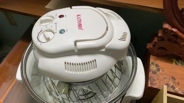 Lò nướng thủy tinh Katomo Trắng. Mua bán Bếp, lò, đồ điện nhà bếp tại Quận 12 Tp Hồ Chí Minh được đăng bởi Thanh Nga hình 1