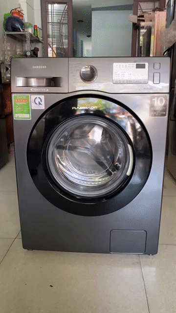MÁY GIẶT SAMSUNG INVERTER 8,5KG MÀU XÁM. Mua bán Máy giặt tại Huyện Hóc Môn Tp Hồ Chí Minh được đăng bởi ĐIỆN LẠNH HẢI DI HÓC MÔN hình 1