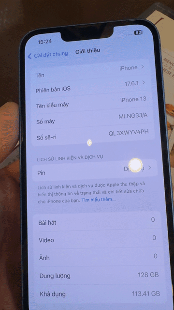 Apple iPhone 13 128GB xách tay Nhật. Mua bán Điện thoại tại Thành phố Thủ Đức Tp Hồ Chí Minh được đăng bởi Dương Hoàng Anh hình 1