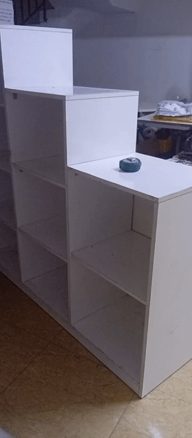 Tủ Gỗ Trắng 1m5x1m5x50cm. Mua bán Tủ, kệ gia đình tại Quận Bình Thạnh Tp Hồ Chí Minh được đăng bởi Thuy hình 1