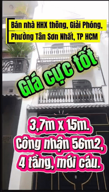 Mua bán Nhà ở Quận Tân Bình Tp Hồ Chí Minh diện tích 56 m² giá 11,19 tỷ