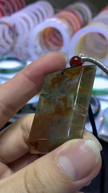 Mặt dây chuyền Ngọc thủy tảo. Mua bán Đồ sưu tầm, đồ cổ tại Quận 5 Tp Hồ Chí Minh được đăng bởi Đá Phong Thuỷ Quận 5 hình 1