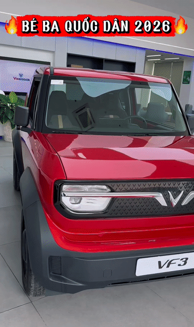 Xe ô tô điện VinFast VF3 Đỏ. Mua bán Ô tô tại Quận Cái Răng Cần Thơ được đăng bởi Em Cúc Vinfast Cần Thơ hình 1