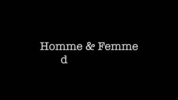 homme & femme de l'ombre