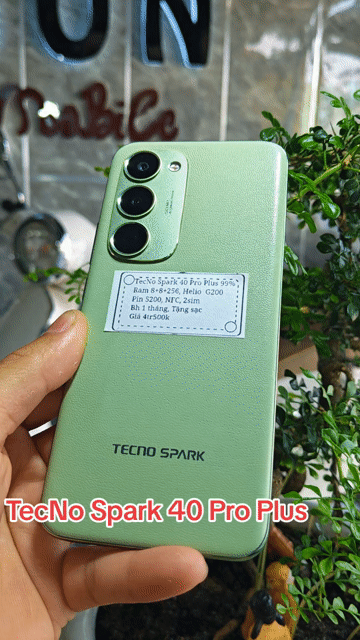 Tecno Spark 40 Pro Plus R8+256 HelioG200 NFC P5200. Mua bán Điện thoại tại Huyện Trảng Bàng Tây Ninh được đăng bởi Sun Mobile Shop Điện Thoại Trảng Bàng Tây Ninh 01 hình 1