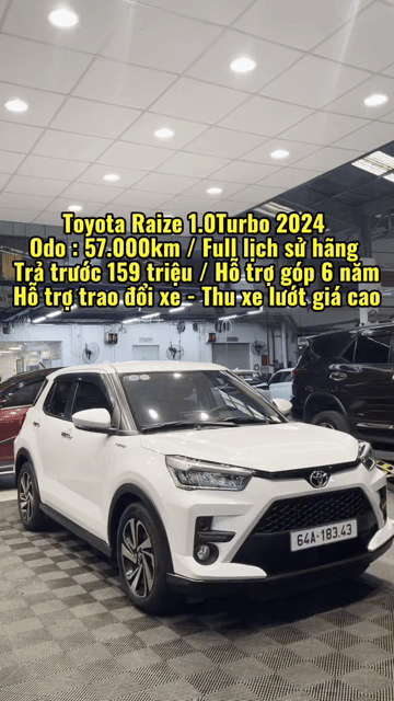 Toyota Raize 2024 1.0Turbo Trắng 57.000km. Mua bán Ô tô tại Quận Tân Phú Tp Hồ Chí Minh được đăng bởi Lê Tấn Dũ hình 1