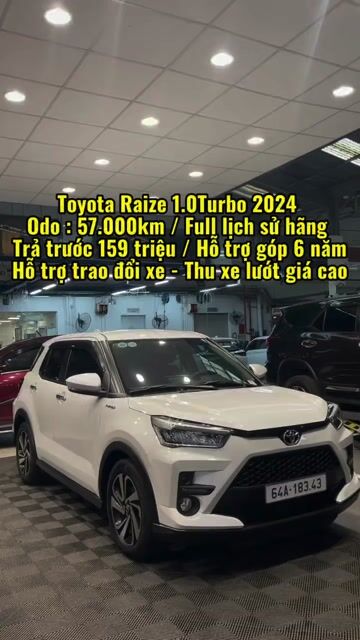Toyota Raize 2024 1.0Turbo Trắng 57.000km. Mua bán Ô tô tại Quận Tân Phú Tp Hồ Chí Minh được đăng bởi Lê Tấn Dũ hình 1