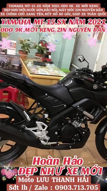 YAMAHA MT15. SX 2021. ODO 9K. CỰC ĐẸP. ZIN.. Mua bán Xe máy tại Quận Phú Nhuận Tp Hồ Chí Minh được đăng bởi MOTO LUU THANH HAI  77A hình 1