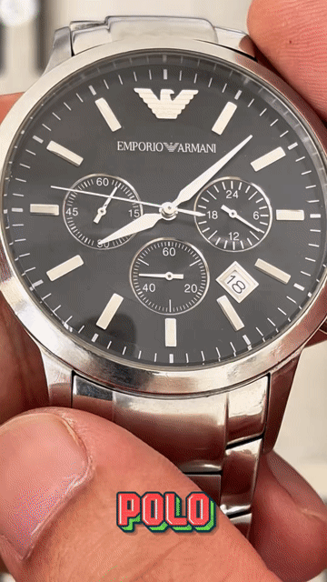 Đồng hồ Emporio Armani Nam Chronograph Ý Italia. Mua bán Đồng hồ tại Thành phố Vũng Tàu Bà Rịa - Vũng Tàu được đăng bởi Hữu Lợi hình 1