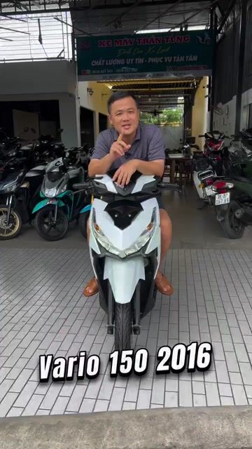Vario 150 2016 trắng đen, vỏ đầu còn theo xe.. Mua bán Xe máy tại Quận Ô Môn Cần Thơ được đăng bởi Trần Tùng hình 1
