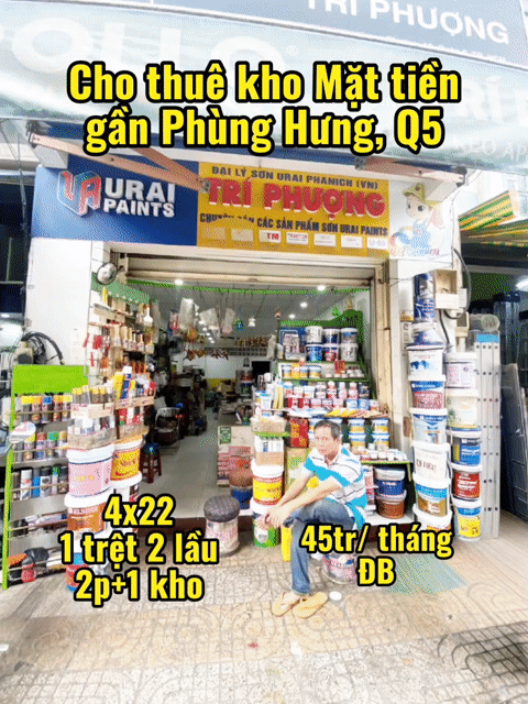 Cho thuê Nhà ở Quận 5 Tp Hồ Chí Minh diện tích 264 m² giá 45 triệu/tháng