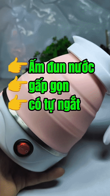 Ấm đun nước 600ml gấp gọn. Mua bán Bếp, lò, đồ điện nhà bếp tại Thành phố Biên Hòa Đồng Nai được đăng bởi Xưởng Dao Biên Sỉ hình 1