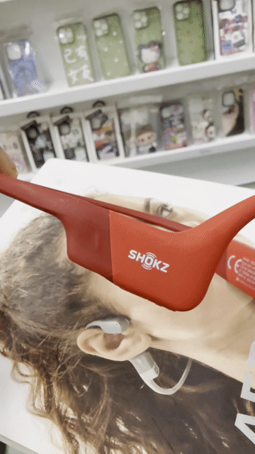 Cần bay Shokz S803 Tai nghe truyền xương Đỏ. Mua bán Tivi, Âm thanh tại Quận Ngô Quyền Hải Phòng được đăng bởi Đức hình 1