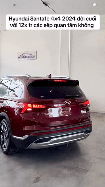 Hyundai Santa Fe 2024 4x4 Đỏ 18.000 km. Mua bán Ô tô tại Thành phố Thái Nguyên Thái Nguyên được đăng bởi Hồng Phương Auto  Auto 597 hình 1