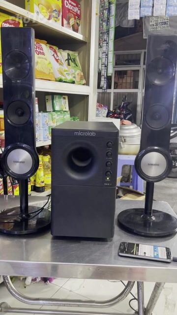 Loa Sub 2.1 Microlab X3 Đen Còn rất mới. Mua bán Tivi, Âm thanh tại Quận Bình Thạnh Tp Hồ Chí Minh được đăng bởi pham tuan hình 1