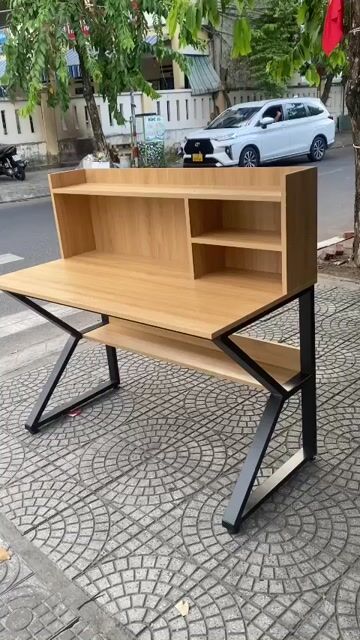 BÀN HỌC CHỮ K-KÈM Kệ Sách, Gỉa Rẻ, new 99%. Mua bán Bàn ghế tại Quận Cẩm Lệ Đà Nẵng được đăng bởi Kho Nội Thất MT  hình 1