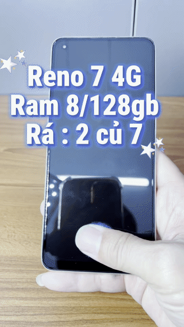OPPO Reno 7 128GB Trắng. Mua bán Điện thoại tại Quận 4 Tp Hồ Chí Minh được đăng bởi Tuấn hình 1