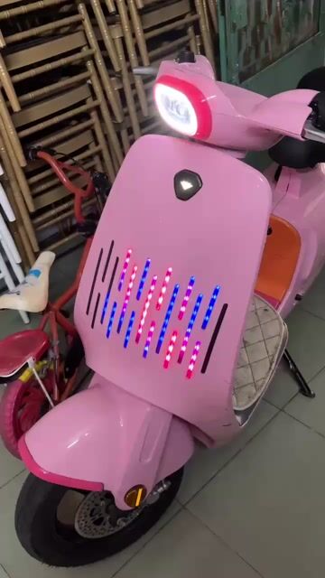 Xe máy điện scooter màu hồng. Mua bán Xe điện tại Quận 6 Tp Hồ Chí Minh được đăng bởi La Thanh Duc hình 1