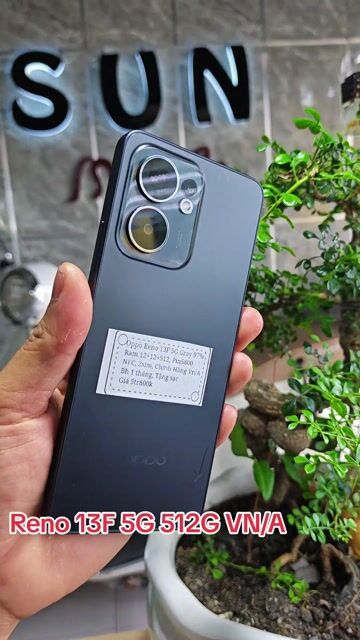Oppo Reno13F 5G R12+512 Pin5800 NFC 2sim Zin 100%. Mua bán Điện thoại tại Huyện Trảng Bàng Tây Ninh được đăng bởi Sun Mobile Shop Điện Thoại Trảng Bàng Tây Ninh 01 hình 1