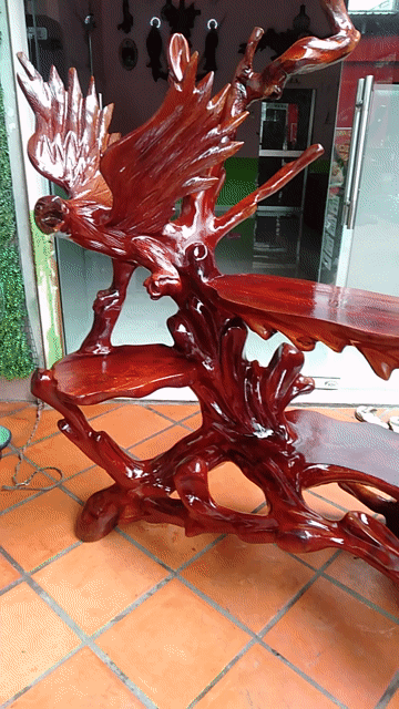Kệ tivi Gỗ Nâu đỏ 2.2m Gốc cây. Mua bán Tủ, kệ gia đình tại Huyện Hóc Môn Tp Hồ Chí Minh được đăng bởi five star  hình 1