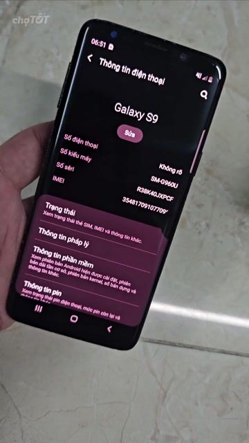 Samsung Galaxy S9 64GB Đen Mỹ Like New. Mua bán Điện thoại tại Huyện Bình Chánh Tp Hồ Chí Minh được đăng bởi Thảo Samsung hình 1