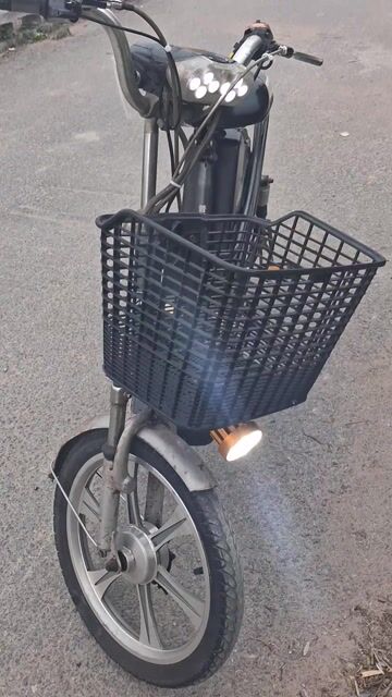 Xe đạp điện Bridgestone Đen Đã sử dụng. Mua bán Xe điện tại Huyện Vụ Bản Nam Định được đăng bởi Sói Xám hình 1