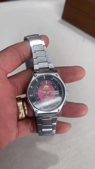 Orient SK Tự động Nhật Bản 1980 giao lưu.. Mua bán Đồng hồ tại Thành phố Dĩ An Bình Dương được đăng bởi SÔNG QUÊ  hình 1
