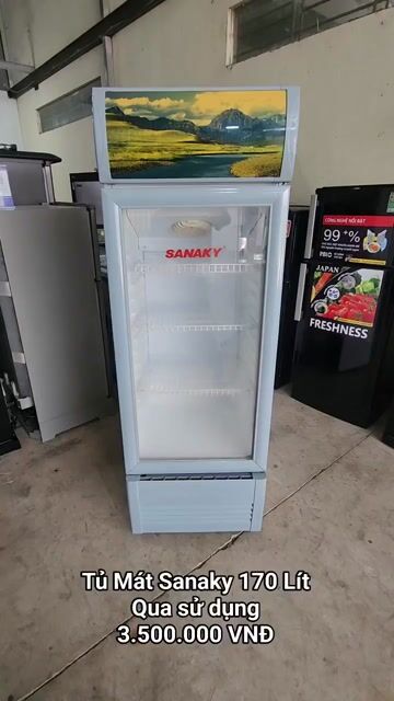Tủ mát Sanaky 170 lít Trắng. Mua bán Tủ lạnh tại Thành phố Sóc Trăng Sóc Trăng được đăng bởi Điện Lạnh Hoàng Khải hình 1