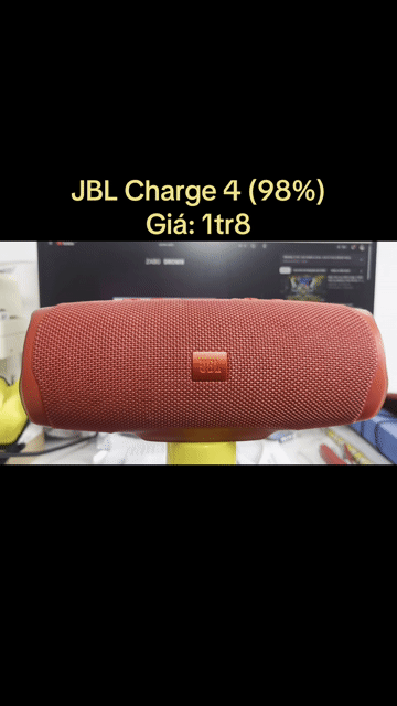 Loa Bluetooth JBL Charge 4 Đỏ. Mua bán Tivi, Âm thanh tại Quận Ngũ Hành Sơn Đà Nẵng được đăng bởi Japan DM Shop hình 1