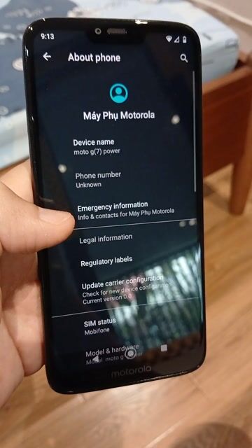 Motorola G7 Power pin trâu Xanh Đen. Mua bán Điện thoại tại Quận 1 Tp Hồ Chí Minh được đăng bởi Huỳnh hình 1