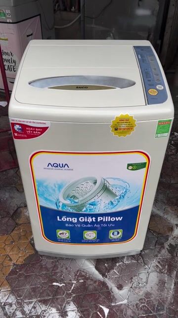 Máy giặt Sanyo 7kg Trắng kem Đã sử dụng. Mua bán Máy giặt tại Quận 7 Tp Hồ Chí Minh được đăng bởi TH Điện lạnh giá rẻ siêu rẻ HCM hình 1