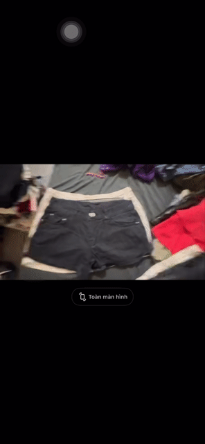 Quần short jeans nữ đen size M cũ. Mua bán Quần áo tại Huyện Thường Tín Hà Nội được đăng bởi pass đồ hình 1