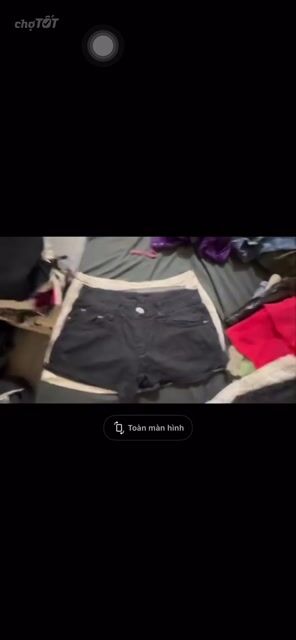 Quần short jeans nữ đen size M cũ. Mua bán Quần áo tại Huyện Thường Tín Hà Nội được đăng bởi pass đồ hình 1