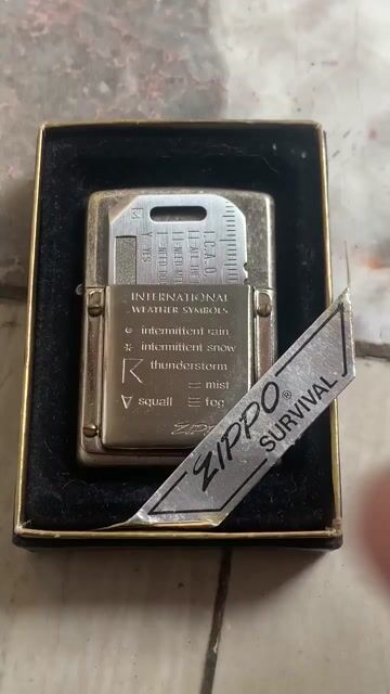 Bật lửa Zippo Survival X La Mã Bạc Mới. Mua bán Đồ sưu tầm, đồ cổ tại Quận 1 Tp Hồ Chí Minh được đăng bởi thanh lý thuận mua vừa bán  hình 1