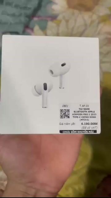 Tai nghe Apple AirPods Pro 2 Trắng. Mua bán Tivi, Âm thanh tại Huyện Duy Xuyên Quảng Nam được đăng bởi Lê Công Huy hình 1