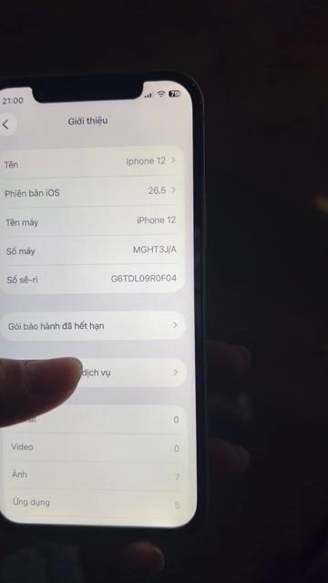 Apple iPhone 12 64GB Xám Đã qua sử dụng. Mua bán Điện thoại tại Huyện Bình Chánh Tp Hồ Chí Minh được đăng bởi diễm kiều hồ hình 1